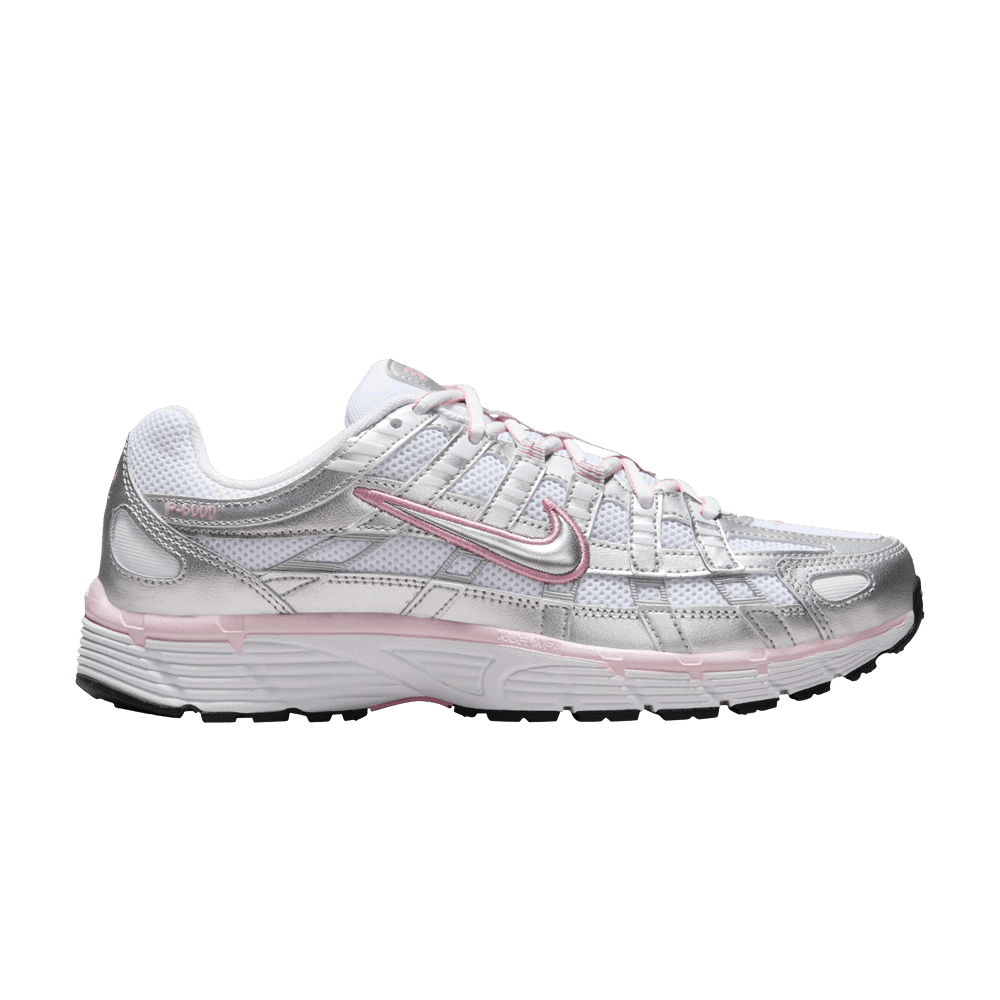 Nike P-6000 Blanc Rose Élémentaire (Femme)