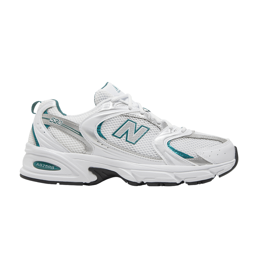 New Balance 530 Blanc Argent Vert