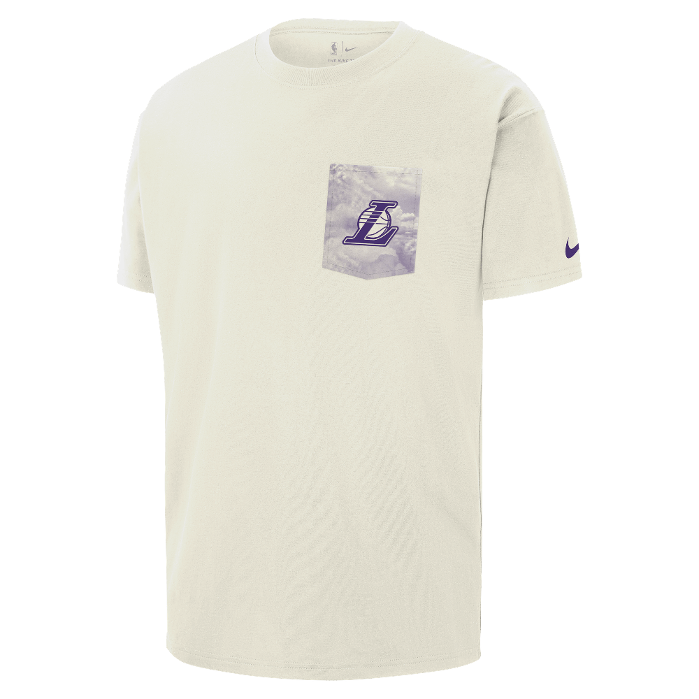 T-shirt Nike NBA Max90 Los Angeles Lakers Courtside pour homme Voile