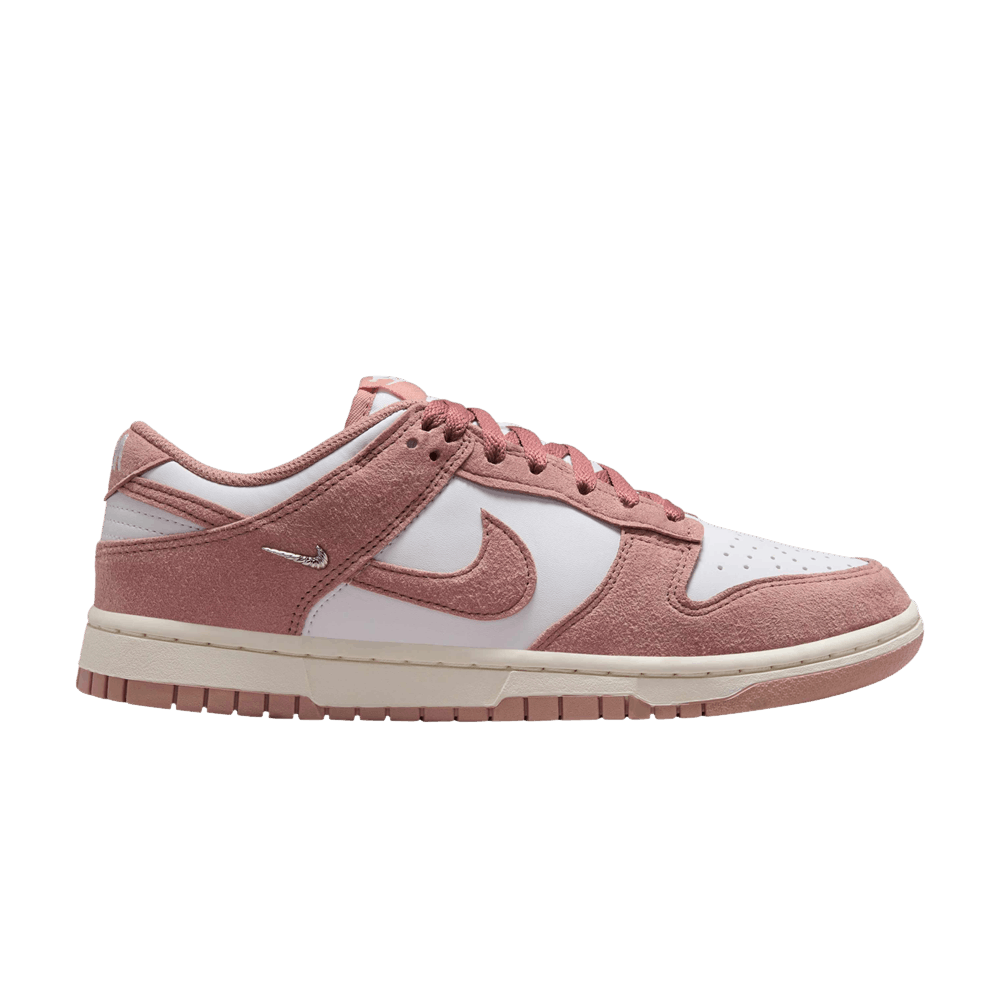 Nike Dunk Low Rose Whisper Gold Mini Swoosh (Femme)