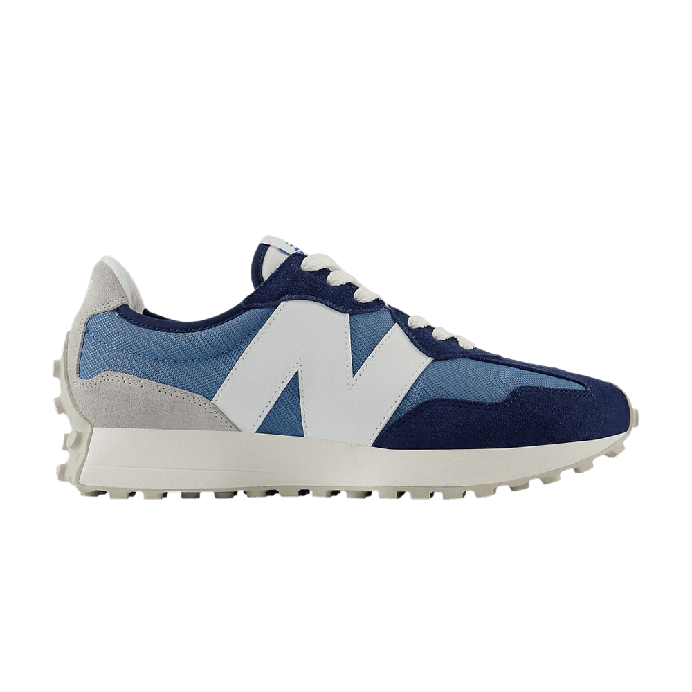 New Balance 327 bleu université marine blanc