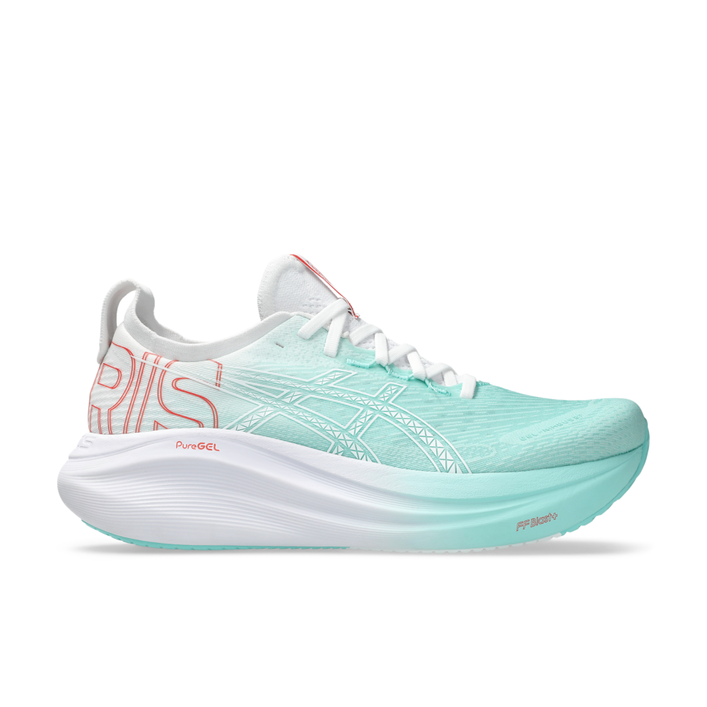 ASICS Gel-Nimbus 27 Menthe Lumineuse Blanc