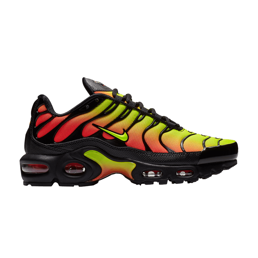 Nike Air Max Plus Black Volt Solar Red (femme)
