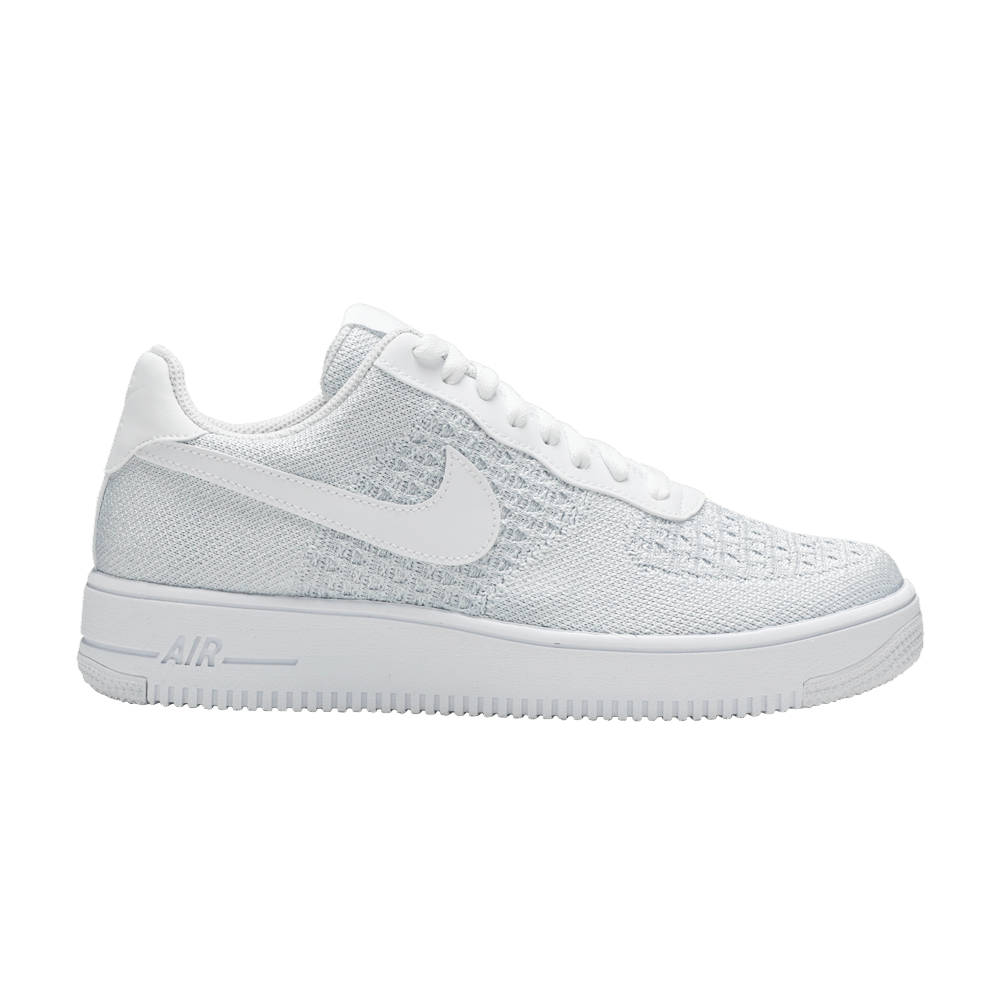 Nike Air Force 1 Flyknit 2 Blanc Platine Pur