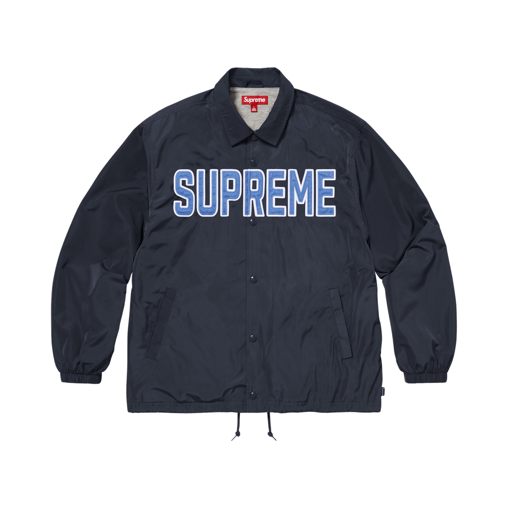 Veste d'entraîneur Supreme Spellout 'Marine'