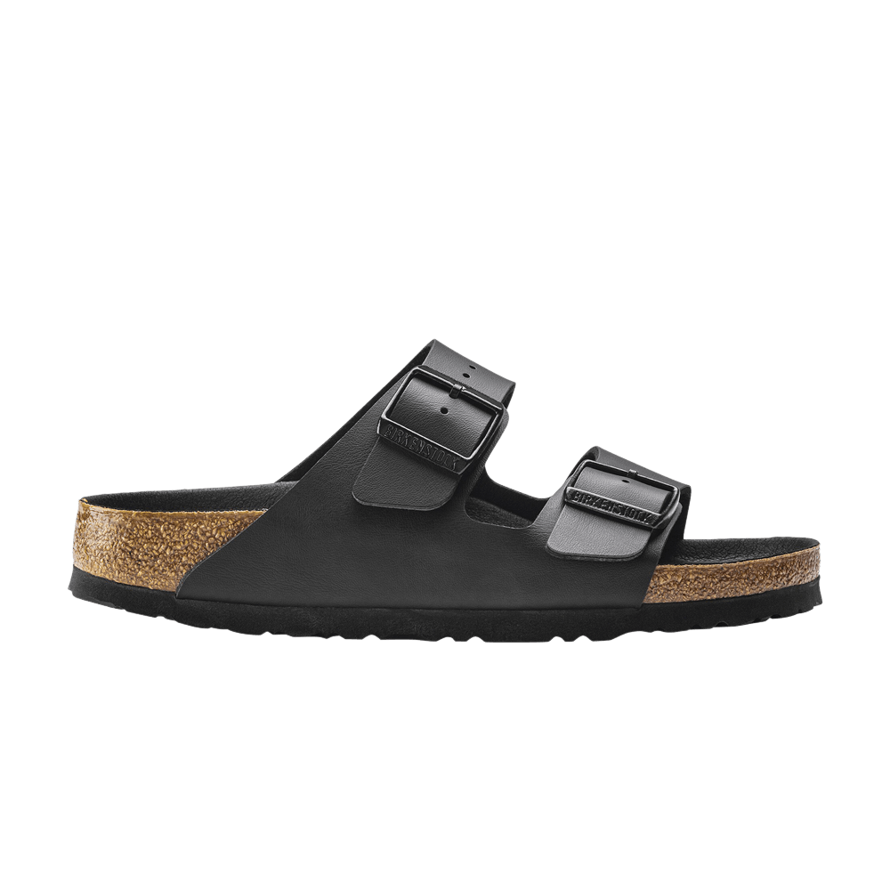 Birkenstock Arizona Birko Flor Black Black Footbed