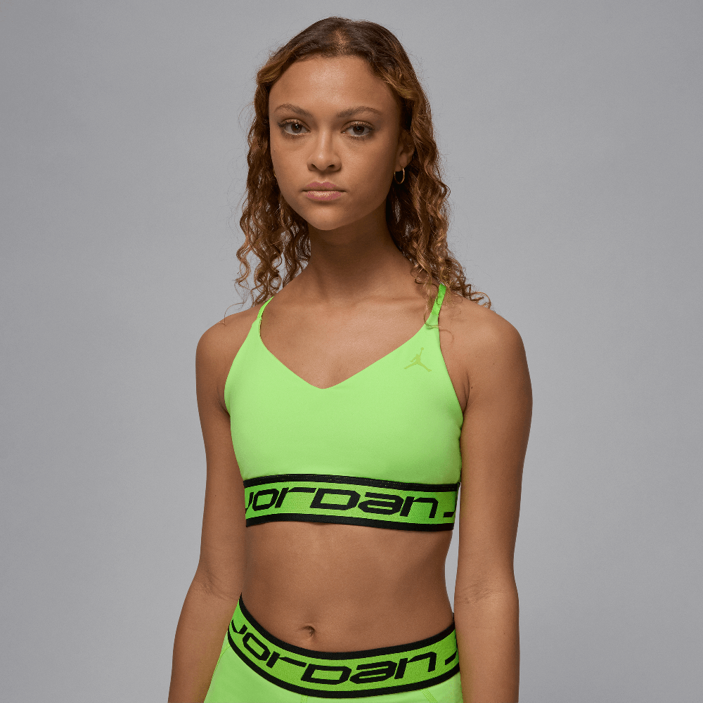 Jordan Sport Indy Women's Light-Support Sports Bra Electric Green/Black/Electric Green