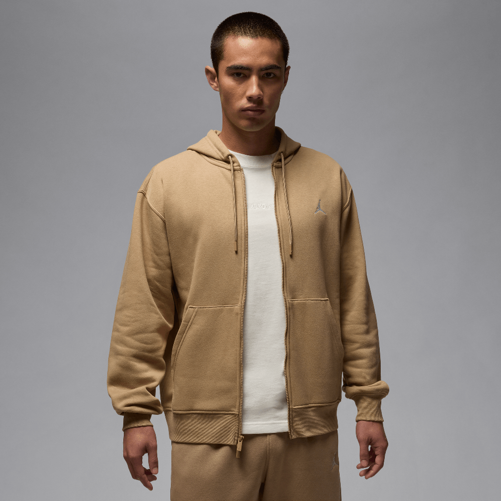 Jordan Brooklyn Fleece sweat à capuche entièrement zippé pour homme Desert Camo/White
