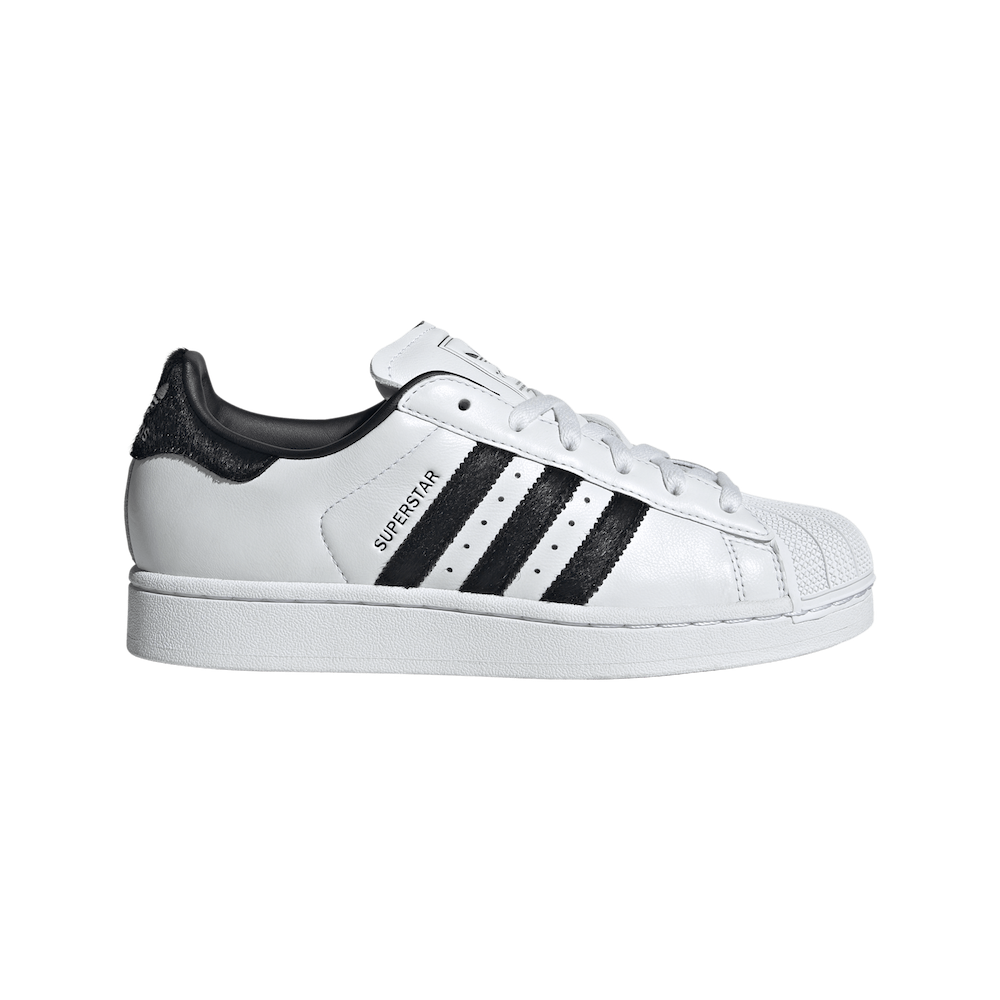 adidas Superstar II White Black Pony Hair (Femme)