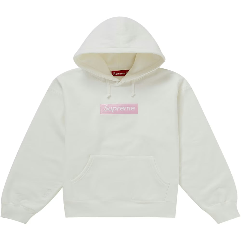 Sweatshirt à capuche Supreme Box Logo (CA25) blanc