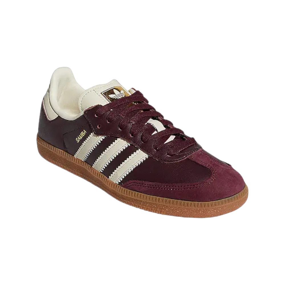 Adidas Samba OG Maroon Gold Metall